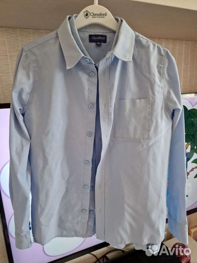 Рубашка школьная 140