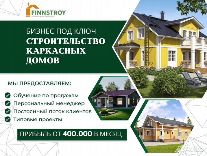 Готовый бизнес. Франшиза строительства домов