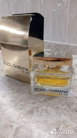 Dolce&gabbana the one edp 50 мл остаток 30 мл