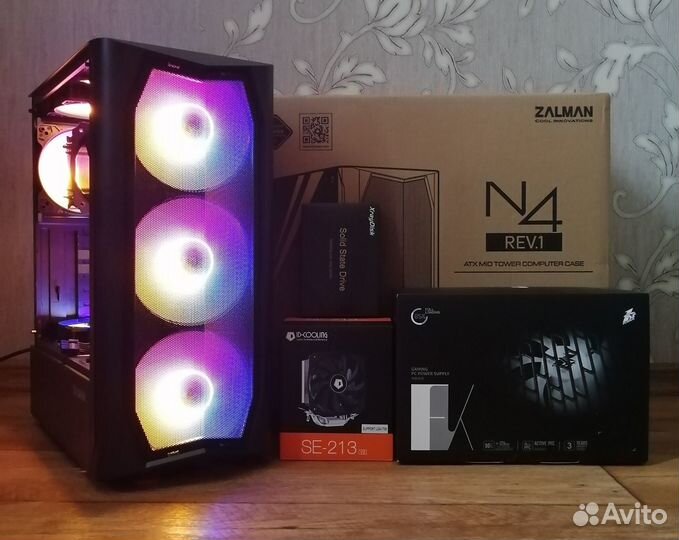 Игровой Пк Intel i7 11800H/DDR4:16Gb/NVMe512/600W