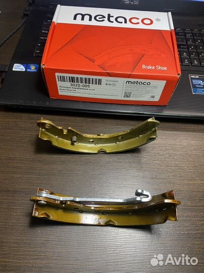 Колодки барабанные Matiz