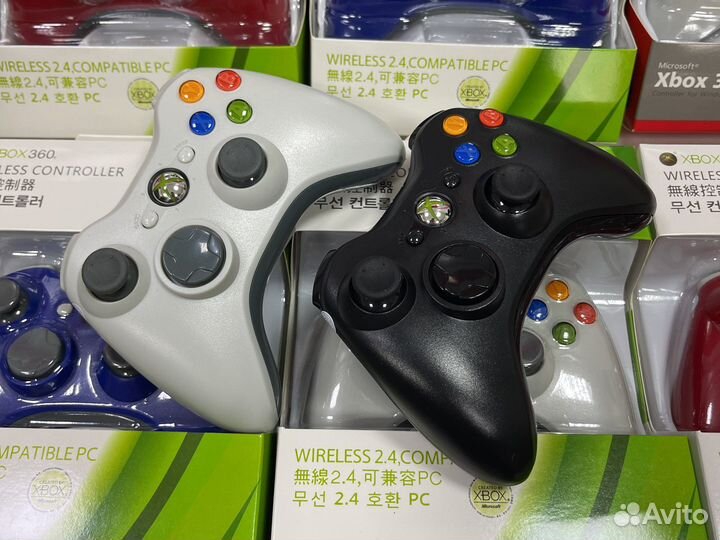 Беспроводные новые джойстики Xbox 360