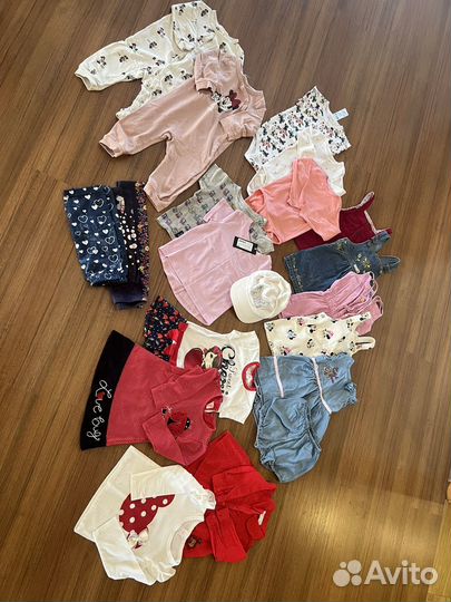 Вещи пакетом на девочку 80-86