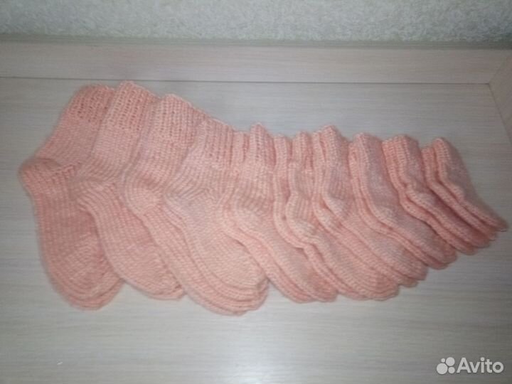 Вязаные носочки