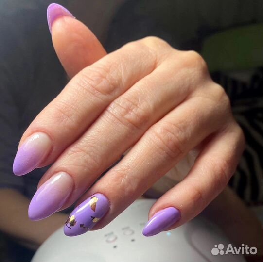 Маникюр с покрытием, Наращивание ногтей