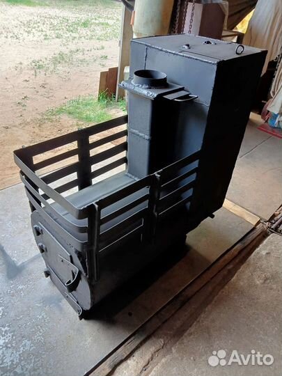 Металлическая печь для бани