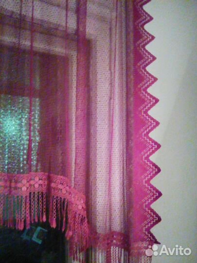 Штора-тюль для кухни