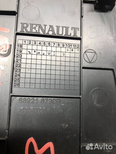 Накладки на торпедо боковые левые Renault Arkana