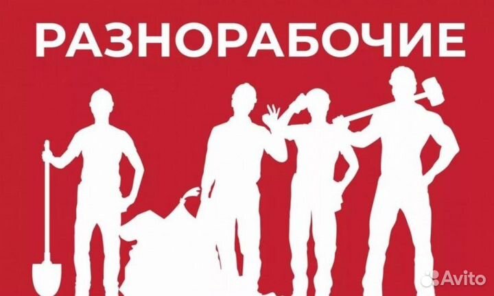 Разнорабочие / демонтаж / земляные работы