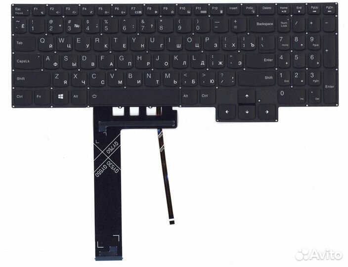 Клавиатура Lenovo Legion 5-15ARH05 с подсветкой, O