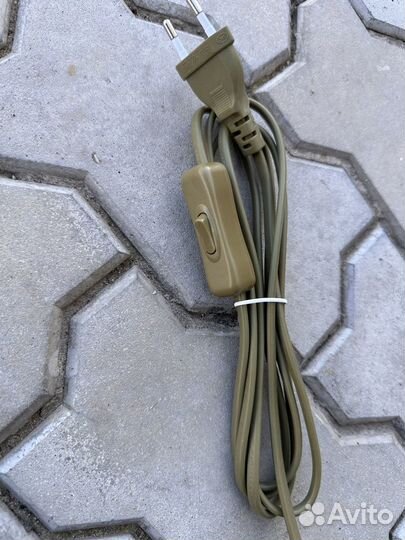 Шнур сетевой на 220в с выключателем