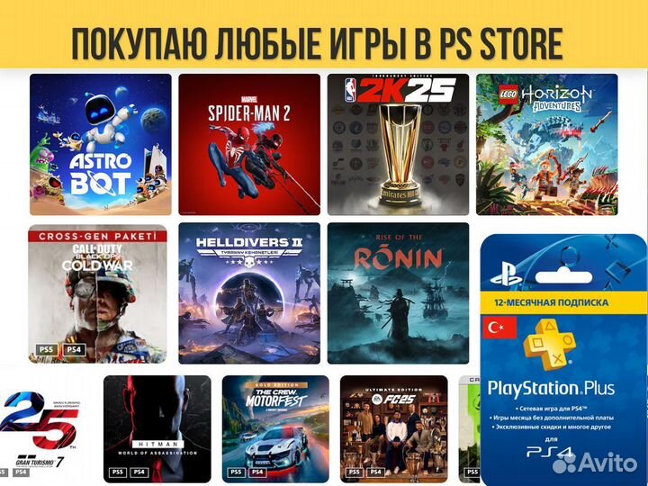 Подписка PS Plus EA Play PlayStation PS5 Deluxe