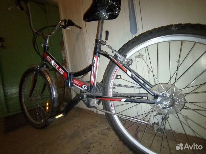 Велосипед stels pilot 750 складной 6 скоростной r2