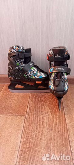 Раздвижные коньки nordway (р.30-33)