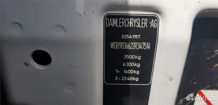 Разбор на запчасти Mercedes Sprinter 1996-2006