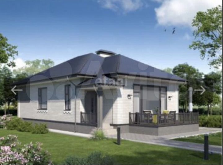 Дом 66 м² на участке 3 сот.