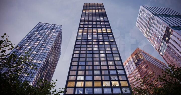 3-к. квартира, 91,4 м², 8/43 эт.