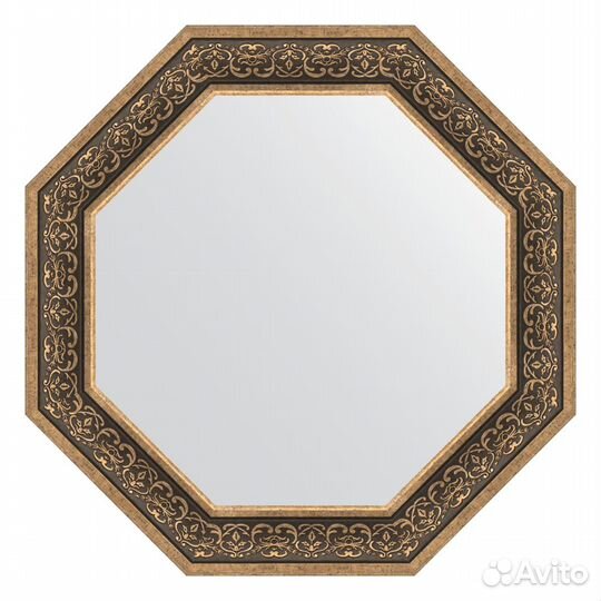 Зеркало настенное Octagon evoform в багетной раме