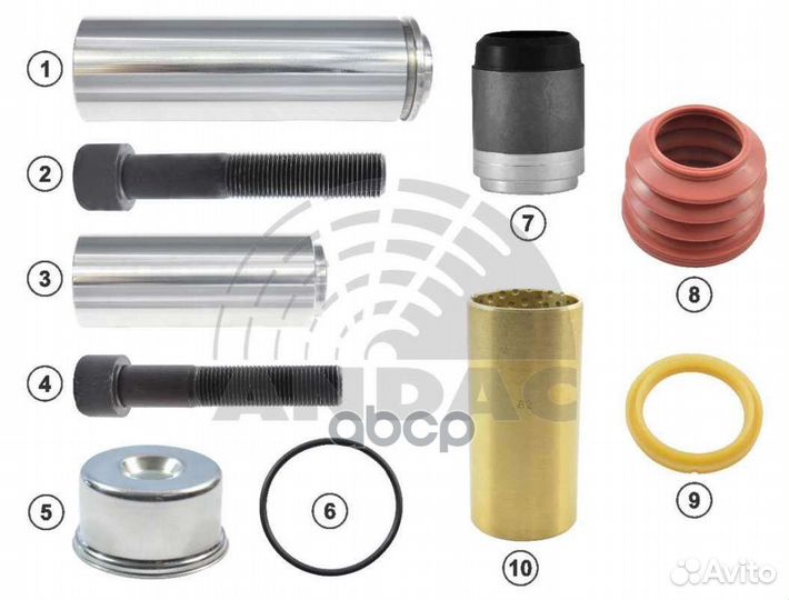 0810 10306 р/к диcк.тормоза направл.D36x114mm