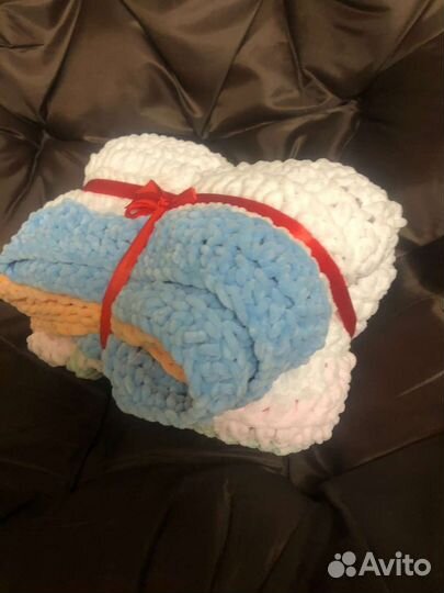 Плюшевый плед для детей 1+