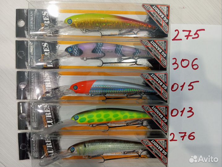 Воблеры German GG Bandit/ Троллинг 120 мм