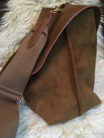 Сумка женская нубук