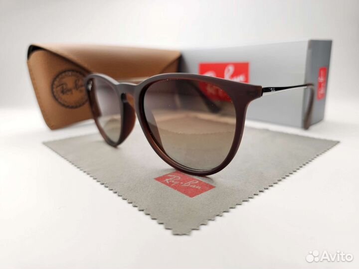 Очки Ray Ban Erika 4171 Bordo Polarized Brown