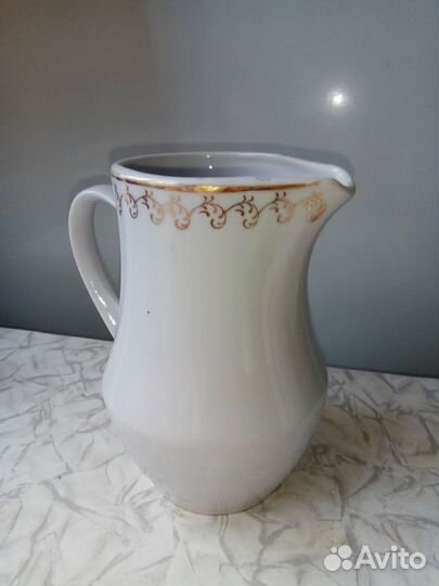 Сливочник кувшин 0.5 литра клеймо фарфор СССР