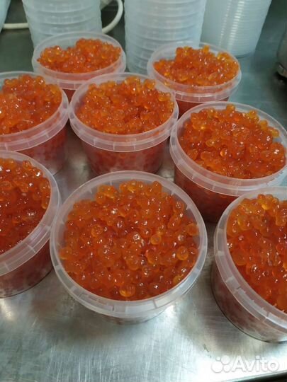 Икра красная, кета