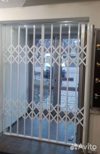 Раздвижные решётки на двери, окна