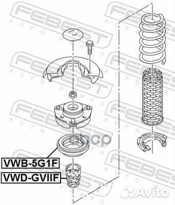 Подшипник опоры амортизатора skoda octavia (5E)