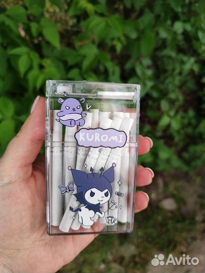 Портсигар кейс с электронной зажигалкой Kuromi