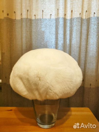 Берет стриженый кролик