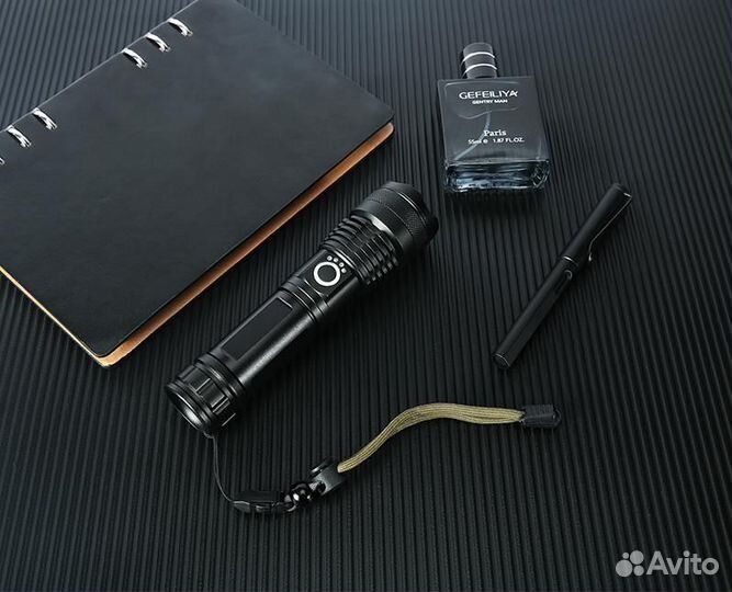 Мощный фонарь P50 + бокс + аккумулятор 26650