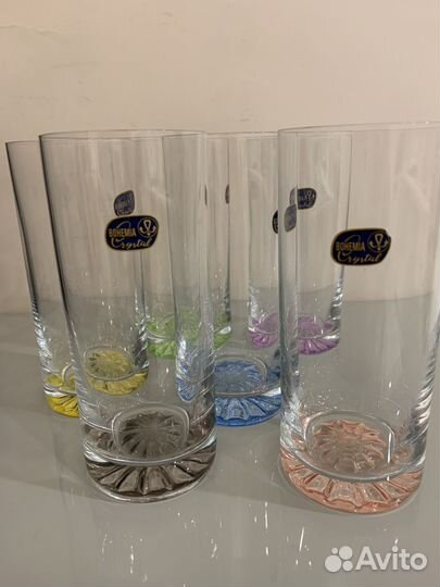 Набор стаканов, 6/12 шт., Чехия