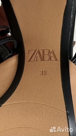 Мюли Zara, босоножки, туфли телесные