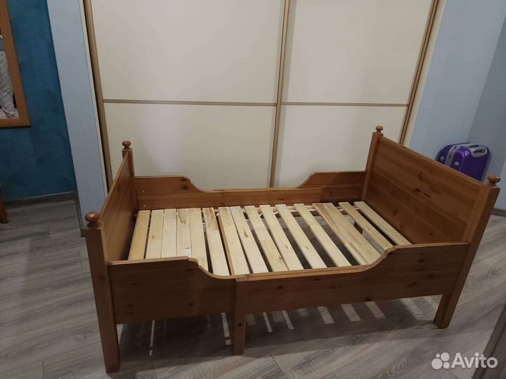 Детская кровать-вырастайка. IKEA leksvik. б/у