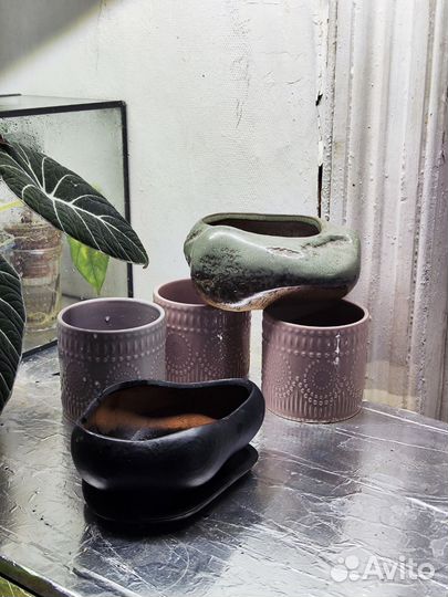 Керамические горшки
