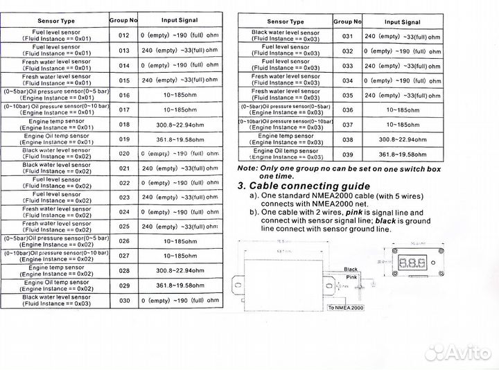 Конвертер сигнала для приборов nmea2000 JYM1120
