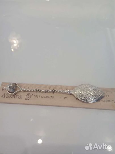 Детская серебряная ложка 925