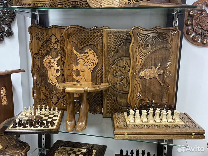 Шахматы Нарды шашки 3 в 1