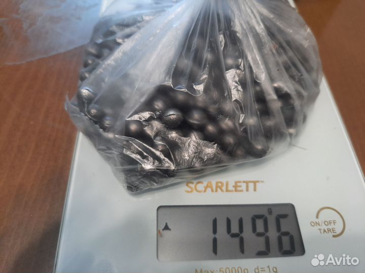 Картечь. 8мм. Катанная 2 кг. И не катанная 1.4 кг