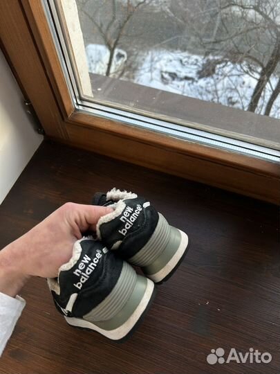 Кроссовки зимние new balance 574 размер 36