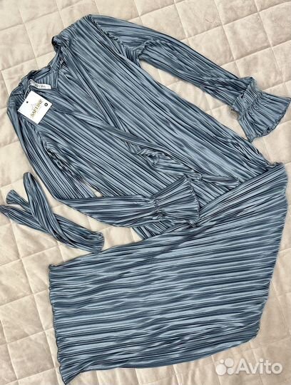 Платье гофре плиссе 42-44