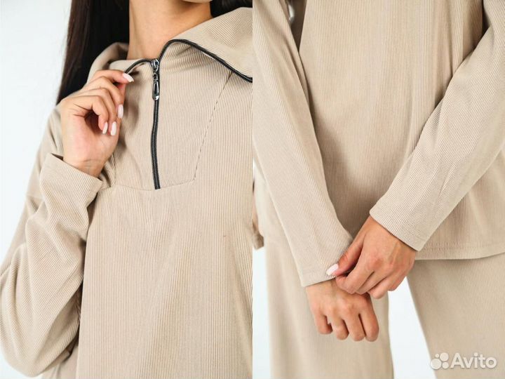 Комплект двойка кашемир на молнии только оптом