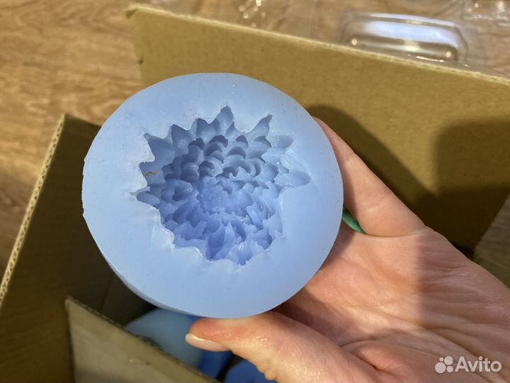 Формы для мыла силиконовые + пластик