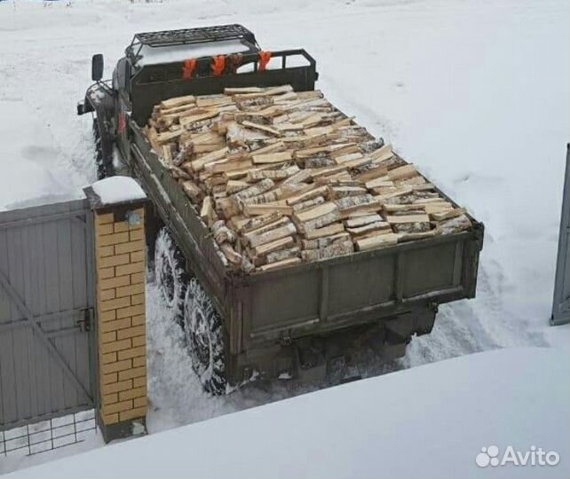 Дрова, березовые, колотые