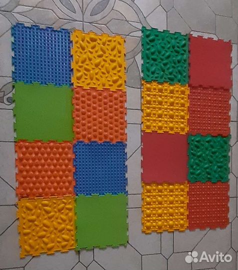 Детский орто коврик модульный