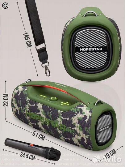 Hopestar A60 100W C микрофоном