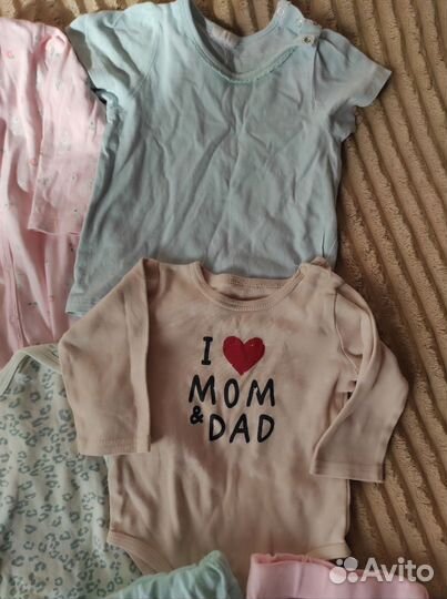 Пакет одежды для девочки 68-74